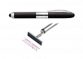 Ручка со штампом mini smart pen (флеш) черный корпус